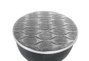 GINER Y COLOMER Table basse ronde en aluminium gris foncé